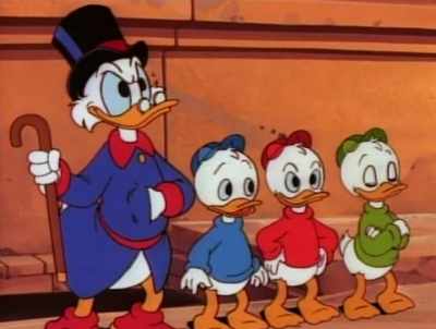 I suppose we have time
for one show. - DuckTales