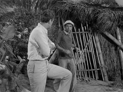 - I sure hope he gets to sleep.
- He will if he's left alone. - Gilligan's Island
