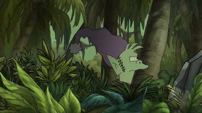 I swear, Bean, he got it all from a book.
He had no... - Disenchantment