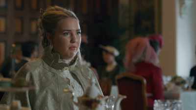I swear was going to
hit the poor waiter - Gilded Newport Mysteries: Murder at the Breakers