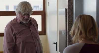 - I take you downstairs.
- Out of the question. - Toni Erdmann