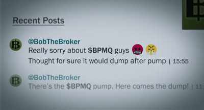 - I take the blame for BPMQ, - Trader