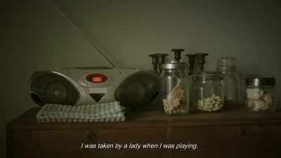 I was taken by a lady when I was playing. - Folklore