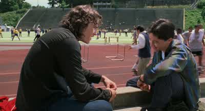 All right I talked to herI got the scoop What'd she sayHates him with the fire of a thousand sunsThat's a direct quoteThanks Michael That's very comforting of you - 10 Things I Hate About You