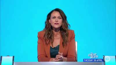I was talking with her
before the show - Would I Lie to You?