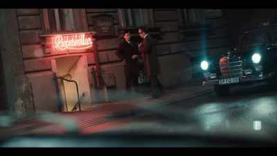 I tell the doorman
I'm looking for Alex, or Jan, - The Ipcress File