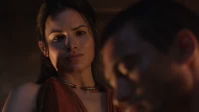 I tend your wound, stand guard at your request while you stain hands with blood, and you discard a simple touch? - Spartacus