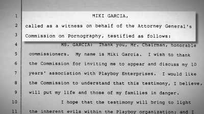 I testified about drugs, - Secrets of Playboy