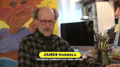 I had the good
fortune of having a relative, - 30 Years of Garbage: The Garbage Pail Kids Story