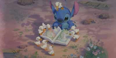 I had the Lilo & Stitch art
book, and I really thought, - Sketchbook