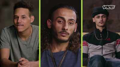 I was the one in the middle,
and then Dovel, - I Was a Teenage Felon