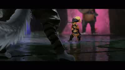 I was there to witness all of themEach frivolous endBut you didn't even notice mebecause puss in boots laughs in the face of death rightBut you're not laughing nowYou are no bounty hunter You areDeathAnd I don't mean it metaphorically or rhetoricallyor - Puss in Boots: The Last Wish