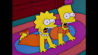 ♪ They fight and fight ♪ - The Simpsons