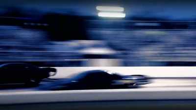 I think 200-300 feet out - Street Outlaws No Prep Kings Team Attack