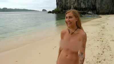 I think you can tell she's
confident and enthusiastic, - Naked and Afraid of Love