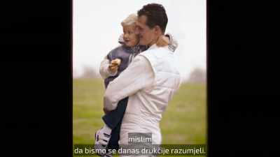 I think Dad and me, - Schumacher