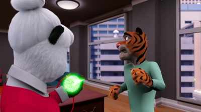 I think we follow it
where it wants us to go. - Panda vs. Aliens