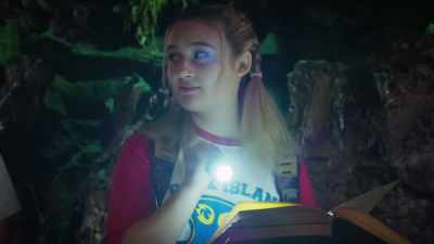 - I think she forgot a 'great'.
- Shh! - Rock Island Mysteries
