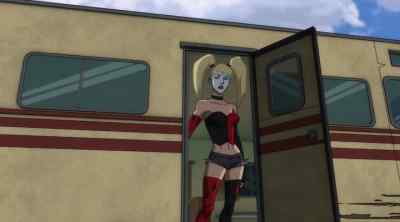 I think grumpy's staying. - Suicide Squad: Hell to Pay