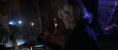 I think it happened when she was right there - Halloween: Resurrection