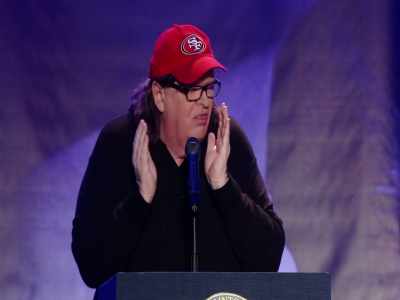 I think we have to ask
the big questions. - Michael Moore in TrumpLand