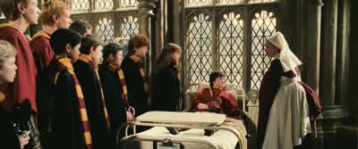 I think he's been Petrified,Madam Pomfrey. - Harry Potter and the Chamber of Secrets