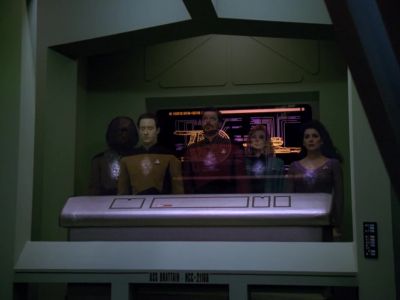 I think he's Betazoid. - Star Trek: The Next Generation