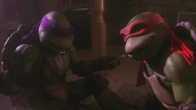 I think he's blushing - Teenage Mutant Ninja Turtles