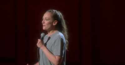 I think he's got a dead body
stashed under the floorboards. - Jacqueline Novak: Get on Your Knees