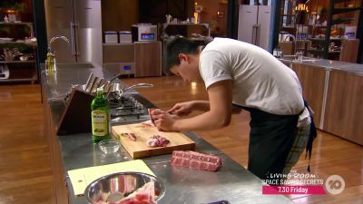 I think he's taking way too much off. - MasterChef Australia