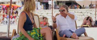 - I think I burned. 
- You think through these glasses. - Ibiza