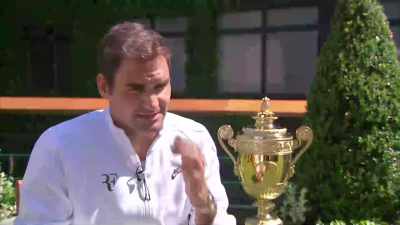 I think I definitely
got also lucky, - Roger Federer: A Champions Journey