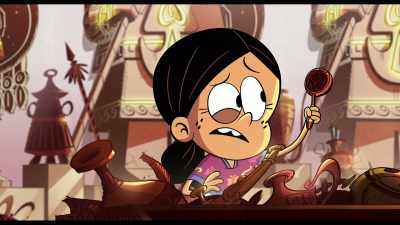 I think I found a spoon.
Maybe I can eat my way out. - The Casagrandes Movie