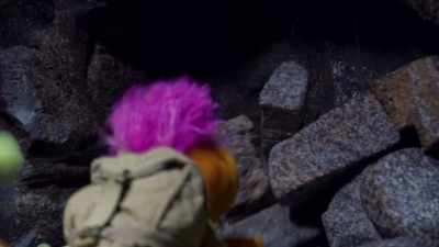 I think I hear something.
Come here. Come on. Come on. - Fraggle Rock: Back to the Rock