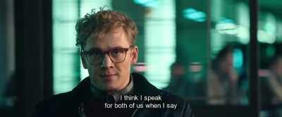 I think I speak
for both of us when I say - Hot Dog