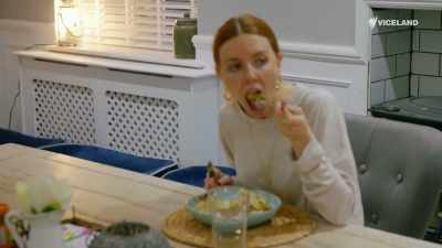 I think I took, like, two weeks,
or a week off, maternity leave. - Stacey Dooley Sleeps Over