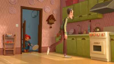 I think I took it off in here
while I was washing the dishes. - The Adventures of Paddington