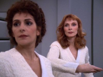 - I think I'll call it a day.
- Beverly! - Star Trek: The Next Generation