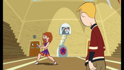 I think I'm getting the hang
of this. - Kim Possible