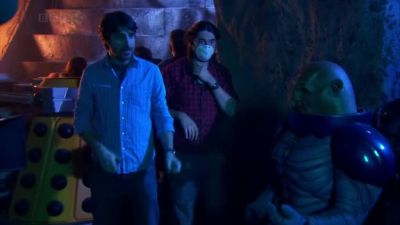 I think I'm most impressed
with the Sontarans. - Doctor Who Confidential