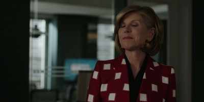 - I think I'm seeing a caveat here.
- Asmall one. - The Good Fight
