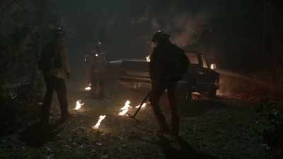 I think this is
the arsonist's truck. - Fire Country