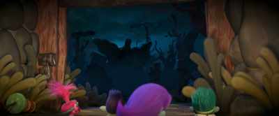 I think this is the place from - Trolls Band Together