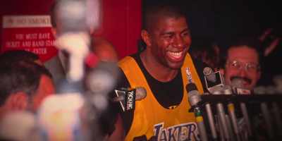 I think it was 1996.
I was at Magic's comeback game. - They Call Me Magic