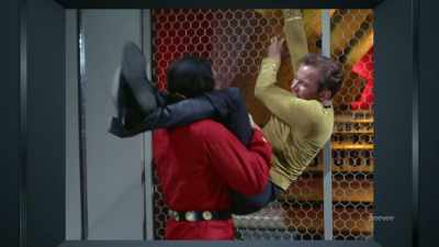 I think it was the first scene
with commander sisko. - The Center Seat: 55 Years of Star Trek