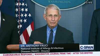 I think it'd be good to just rewind this - Thank You Dr. Fauci