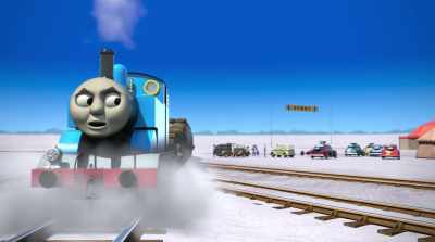 I think it's a bit loose.
[laughs] - Thomas & Friends: Big World! Big Adventures! The Movie