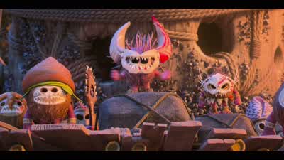 Whoa. I think it's a warriors' salute, to show us respect. - Moana 2