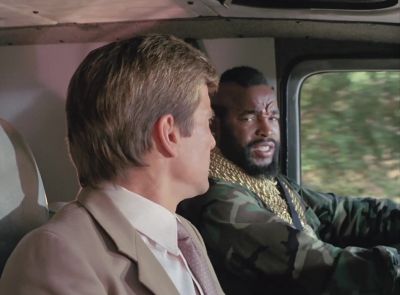 I think it's about
three miles from here. - The A-Team