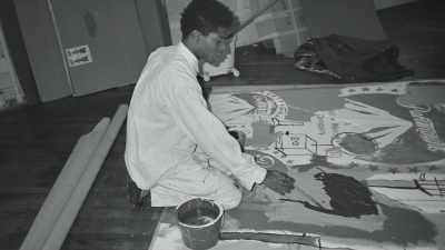 I think it's Basquiat
who gives Warhol access - The Andy Warhol Diaries